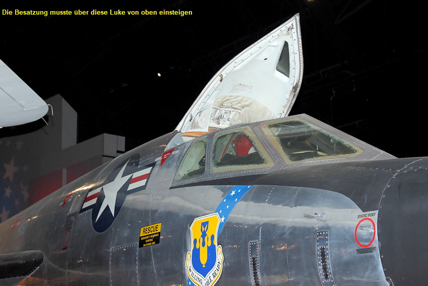 Convair B-58 Hustler: überschallschneller Bomber mit Deltaflügel der 1960er Jahre 
