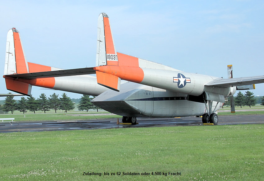 Fairchild C-119 Flying Boxcar -  U.S. Air Force