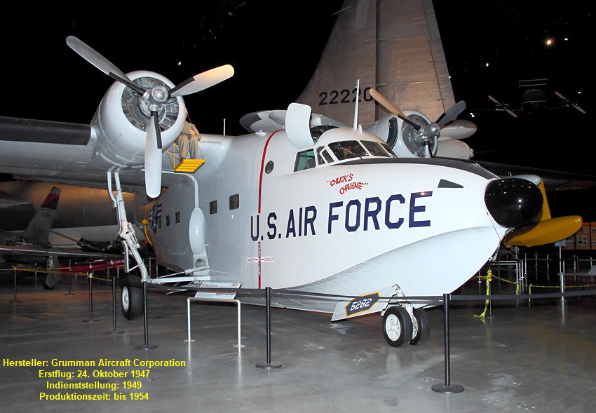 Grumman HU-16B Albatross: Amphibienflugzeug zur Seenotrettung der USA von 1949 bis 1954