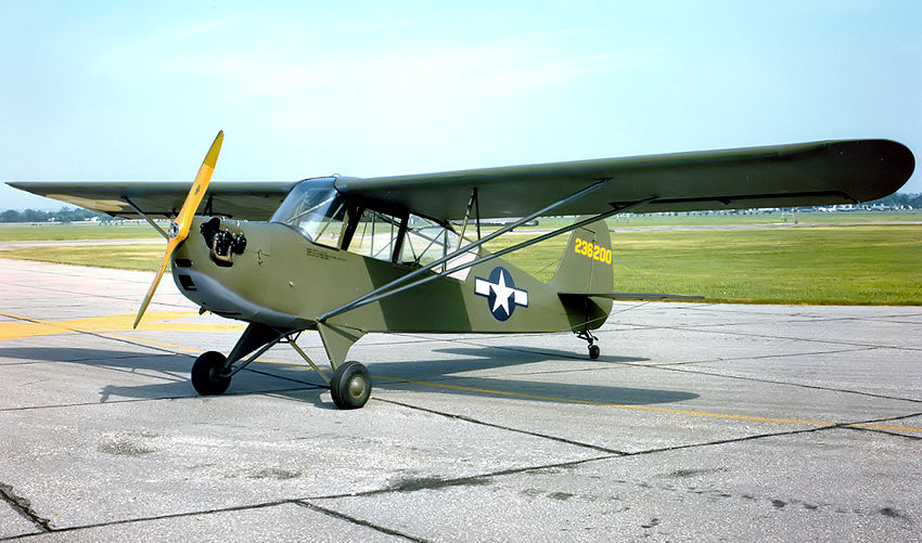 Aeronca L-3 Grasshopper: Verbindungs- und Beobachtungsflugzeug der US-Streitkräfte