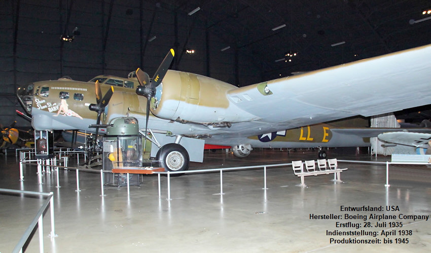 Boeing B-17G Flying Fortress: schwerer Bomber der US-Luftwaffe im Zweiten Weltkrieg