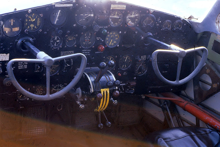 Cessna UC-78B Cockpit