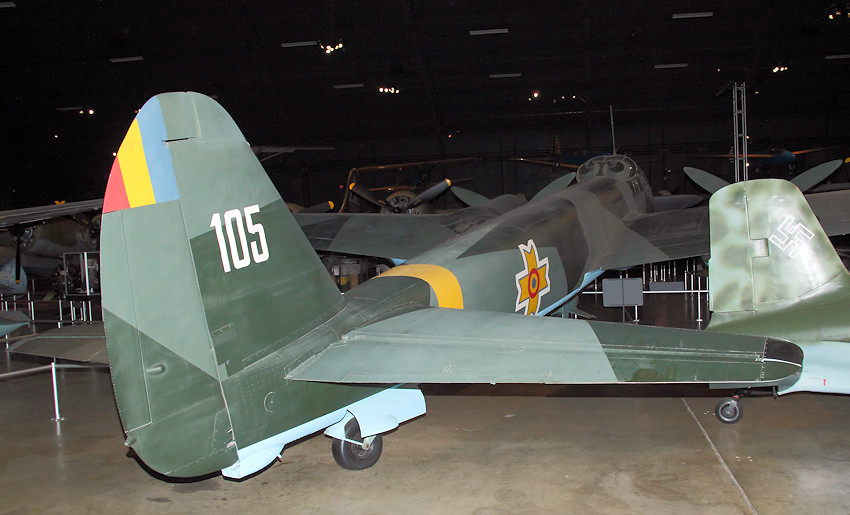 Junkers JU 88 - Heckansicht