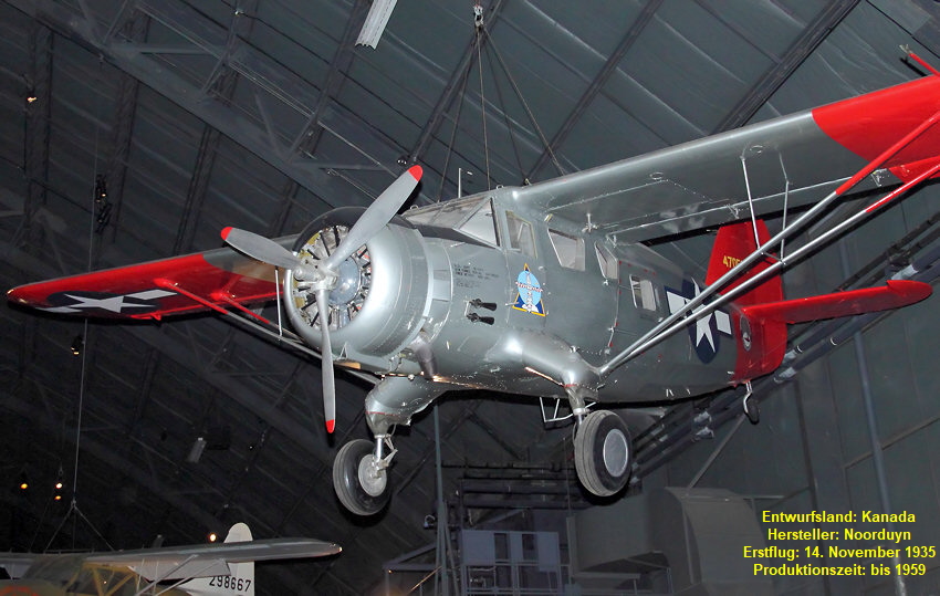 Noorduyn UC-64A Norseman: leichtes kanadisches Transport- und Verbindungsflugzeug von 1935