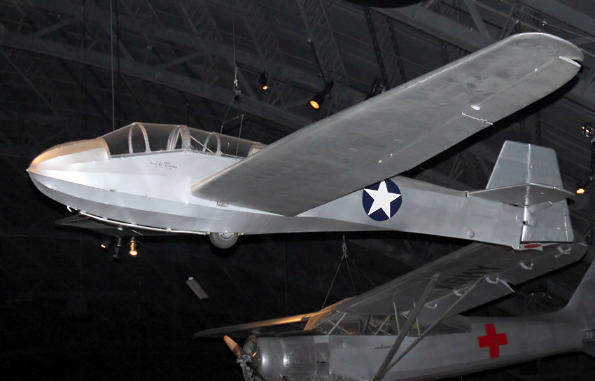 Schweizer TG-3A: Das Segelflugzeug diente zur Ausbildung von Piloten für große "Waco CG-4A Hadrian" Lastensegler