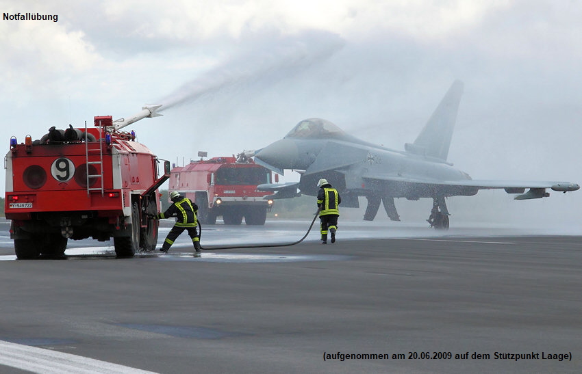 Eurofighter - Notfallübung