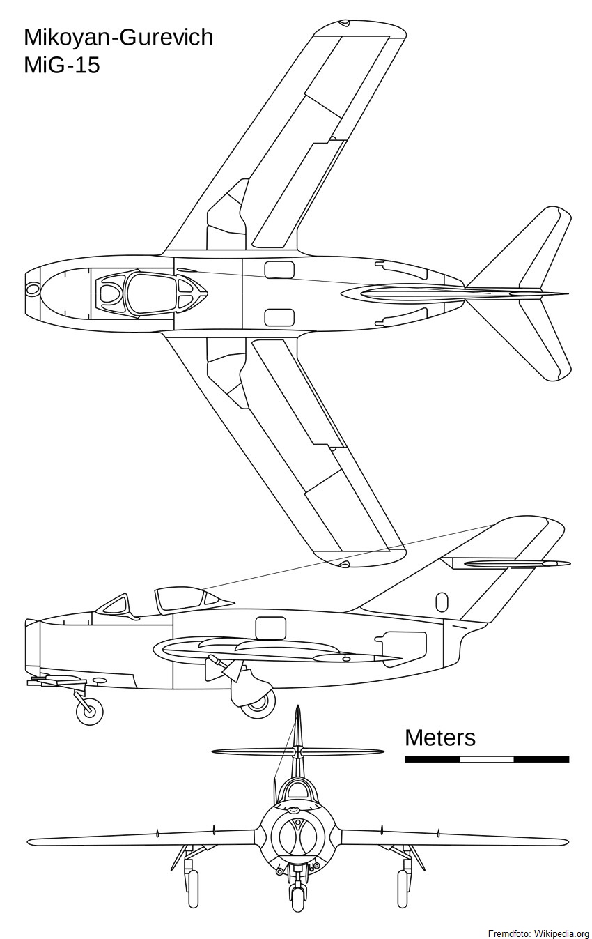 MIG-15 - Skizze