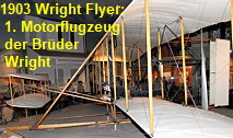 1903 Wright Flyer: Eines der ersten Motorflugzeuge der Brüder Wright