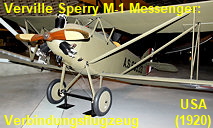 Verville-Sperry M-1 Messenger: Militärisches Verbindungsflugzeug der Lawrence Sperry Aircraft Company von 1920