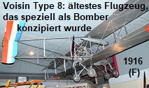 Voisin Type 8: Die Maschine von 1916 ist das älteste erhaltene Flugzeug, das speziell als Bomber konzipiert wurde