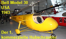 Bell Model 30 Ship 1A Genevieve: Der erste kommerzielle Hubschrauber der Bell Aircraft Company von 1943