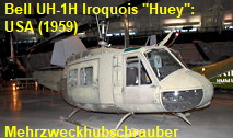 Bell UH-1H Iroquois "Huey" Smokey III: Dieser Mehrzweckhubschrauber wurde im Vietnamkrieg eingesetzt