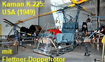 Kaman K-225: ein mit einem Flettner-Doppelrotor ausgestatteter Hubschrauber der USA von 1949