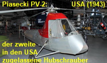 Piasecki PV-2: Dies ist der zweite in den USA zugelassene Hubschrauber von 1943 (P-V Engineering Forum PV-2)