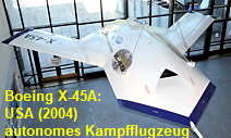 Boeing X-45A Joint Unmanned Combat Air System (J-UCAS): autonomes Kampfflugzeug der nächsten Generation