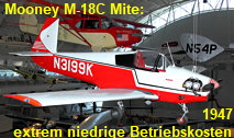 Mooney M-18C Mite: Ziel waren extrem niedrige Betriebskosten (Sportflugzeug)