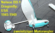 Nelson BB-1 Dragonfly: zweisitziger Motorsegler von 1945-1949