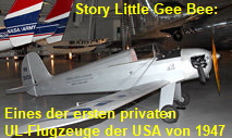 Story Little Gee Bee: Eines der ersten privat zugelasenen UL-Flugzeuge der USA von 1947