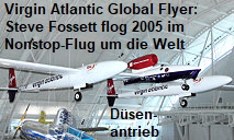 Virgin Atlantic Global Flyer: Steve Fossett startete 2005, um die Erde in einem Nonstop-Flug zu umrunden