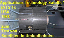 Applications Technology Satellite 1 (ATS 1): Satellit um Kommunikationstechniken in Umlaufbahnen zu testen