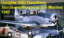 Douglas SBD Dauntless: trägergestütztes leichtes Sturzkampfflugzeug der US-Marine im Zweiten Weltkrieg