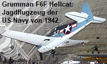 Grumman F6F-3 Hellcat: trägergestütztes Jagdflugzeug der US-Navy von 1942