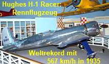 Hughes H-1 Racer: Das Rennflugzeug stellte 1935 den Geschwindigkeits-Weltrekord mit 567 km/h auf