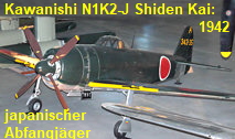 Kawanishi N1K2-J Shiden Kai: Der Abfangjäger wurde von der Kaiserlich Japanischen Marineluftwaffe im Zweiten Weltkrieg eingesetzt
