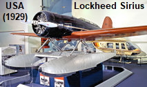 Lockheed Sirius: Charles A. Lindbergh und seiner Frau kauften 1929 das von Gerald Vultee und Jack Northrop konstruierte Flugzeug für $22,825