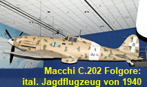 Aeronautica Macchi C.202 Folgore: italienisches Jagdflugzeug des Zweiten Weltkrieges