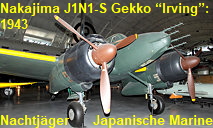 Nakajima J1N1-S Gekko "Irving": zweimotoriger Nachtjäger der Kaiserlichen Japanischen Marine von 1941