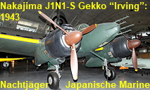 Nakajima J1N1-S Gekko "Irving": zweimotoriger Nachtjäger der Kaiserlichen Japanischen Marine von 1941