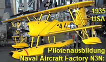 Naval Aircraft Factory N3N: Die US Navy nutzte das Wasserflugzeug primär zur Pilotenausbildung ab 1938