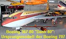 Boeing 367-80 "Dash 80": Ursprungsmodell des Passagierjets Boeing 707 von 1954