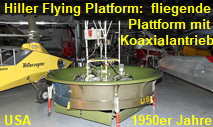 Hiller Flying Platform: fliegende Plattform mit Koaxialantrieb für Schützen und Beobachter