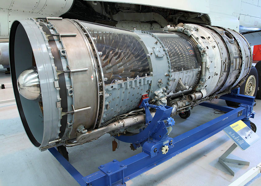 Rolls-Royce Olympus 22R 320: Triebwek des Versuchsflugzeugs BAC TSR-2 der British Aircraft Corporation