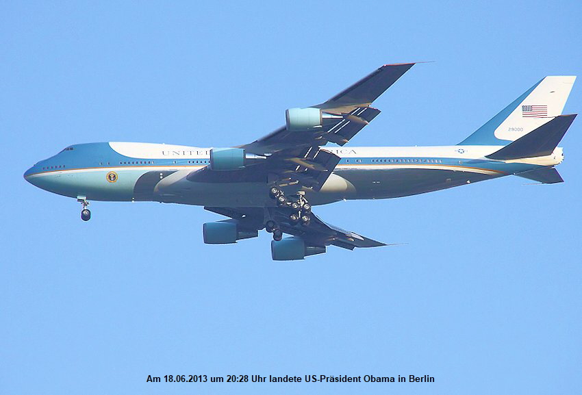 Air Force One - Flugzeug der Präsidenten der USA