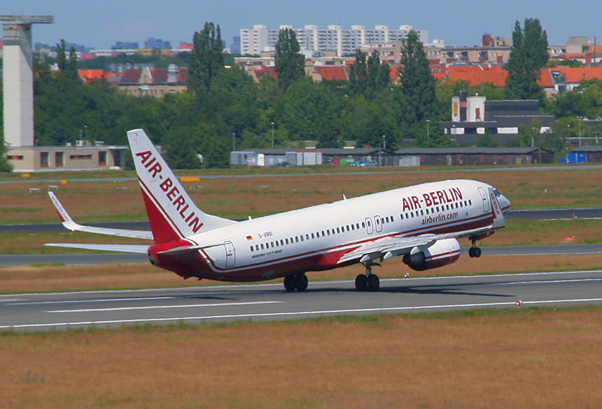 Boeing 737-800: Start des Flugzeugs