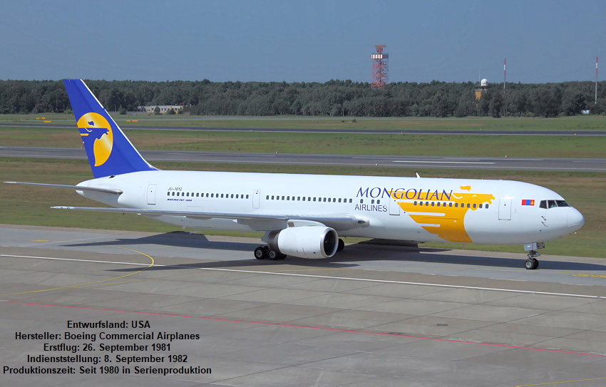 Boeing 767-300: das erste Langstreckenflugzeug von Boeing mit nur zwei Triebwerken