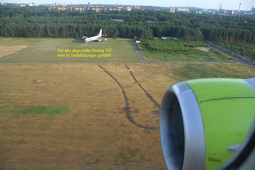 Anflug - Boeing 707