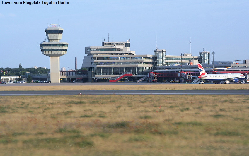 Tower vom Flugplatz Tegel in Berlin