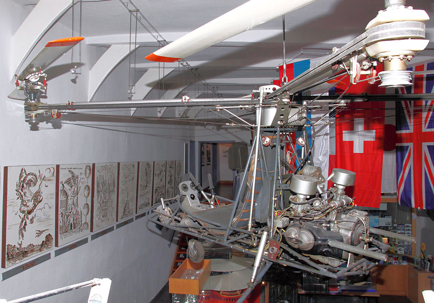 Aerotechnik WGM-21: Hubschrauber mit 4 Rotore als Eigenbau von 1969