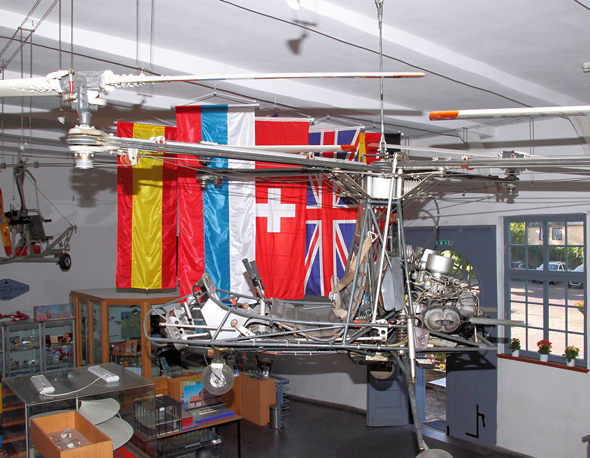 Aerotechnik WGM-21: Hubschrauber mit 4 Rotore als Eigenbau von 1969