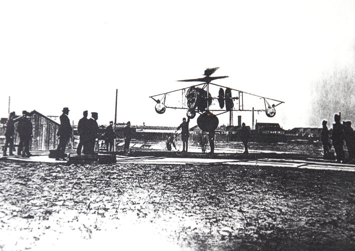 Fesselhubschrauber mit Koaxialrotor