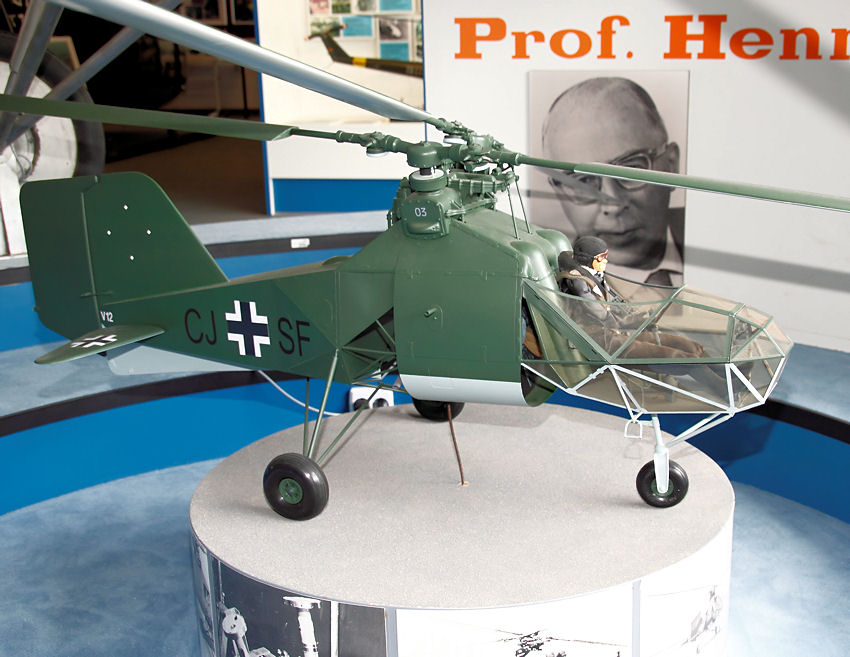 Flettner FL 282 B1 Kolibri: Der erste in Serie gebaute Hubschrauber der Welt mit Doppelrotor
