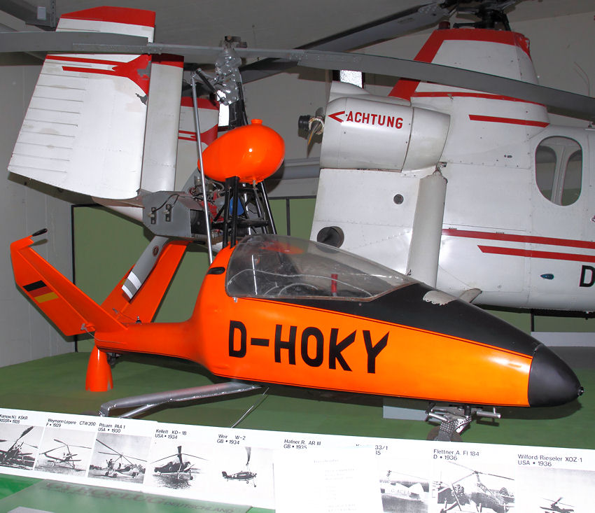 Krauss Autogiro TRS 1 EN: Tragschrauber von 1968 als Eigenbau