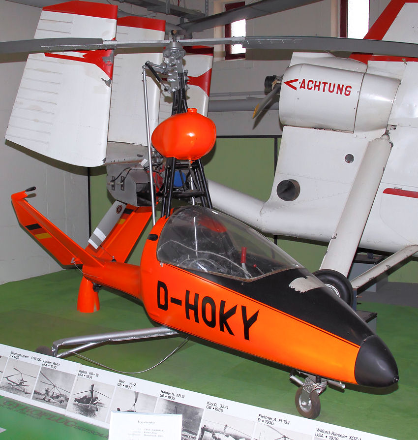 Krauss Autogiro TRS 1 EN: Tragschrauber von 1968 als Eigenbau