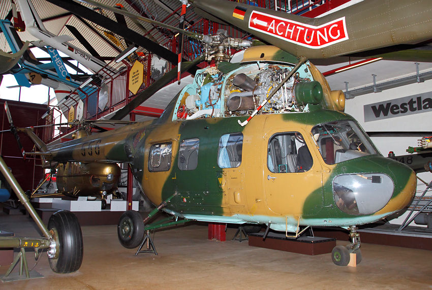 Mil Mi-2 (NATO-Code: Hoplite): 2-motoriger sowjetischer Mehrzweckhubschrauber von 1961