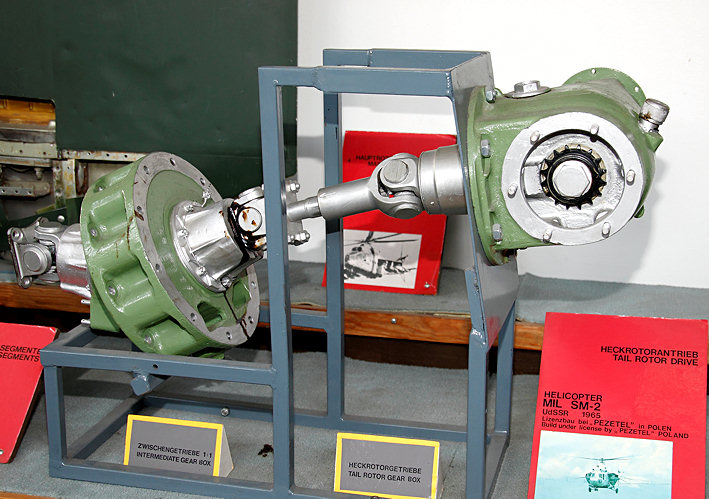 Heckrotorantrieb der Mil Mi-2