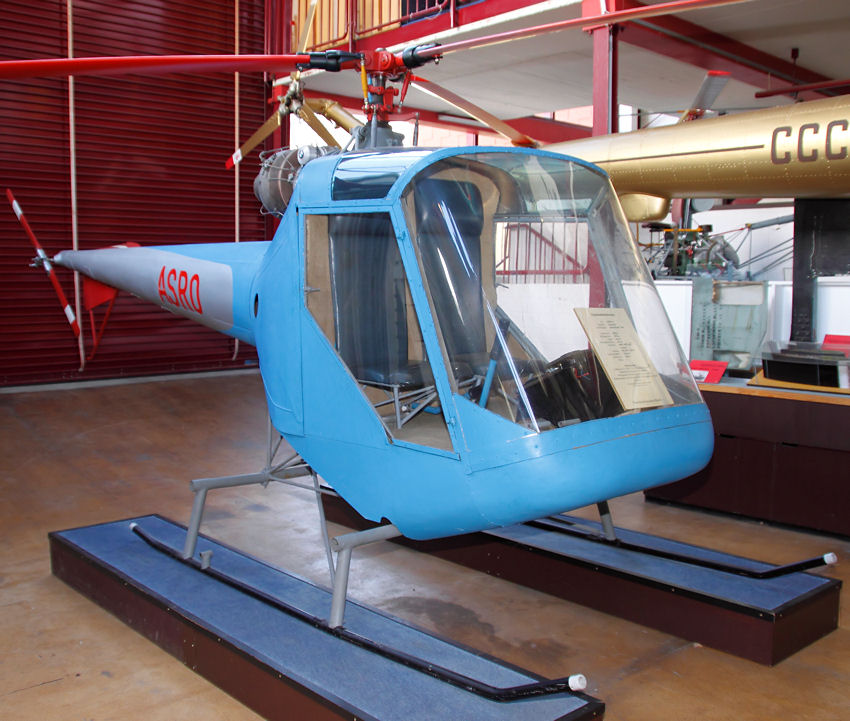 Siemetzki ASRO-4: Der Hubschrauber mit Turbinenantrieb wurde 1965 in Eigeninitiative gebaut